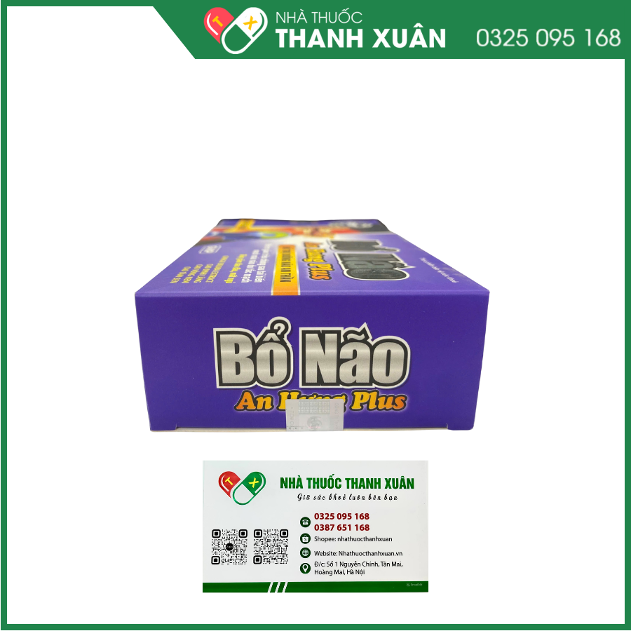 Bổ Não An Hưng Plus hỗ trợ dưỡng não an thần